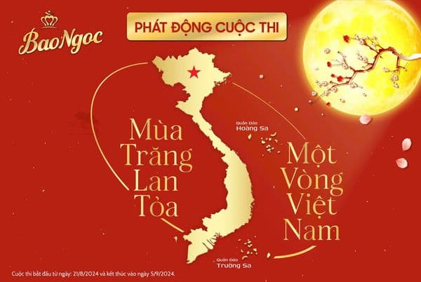 BẢO NGỌC PHÁT ĐỘNG CUỘC THI "MÙA TRĂNG LAN TỎA - MỘT VÒNG VIỆT NAM"